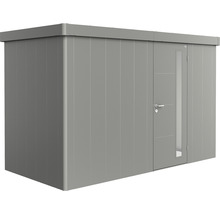 Abri de jardin métallique avec porte et fenêtre