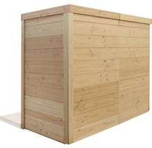 Abri de jardin en bois avec bardage horizontal