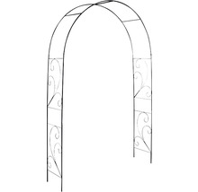 Arche de jardin en métal avec des éléments décoratifs