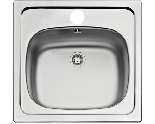Évier CENTA Gudja 50 500 x 510 mm acier inoxydable 195020006 Évier CENTA Gudja 50 500 x 510 mm acier inoxydable 195020006
