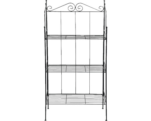 Etagere Esschert’s Garden L 55,5 x 25,5 x 110 cm Stahl schwarz