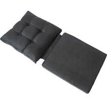 Coussin de banc de jardin rembourré avec boutons