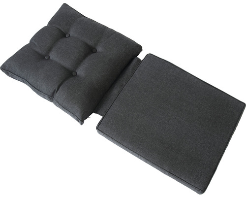 Coussin de banc de jardin rembourré avec boutons