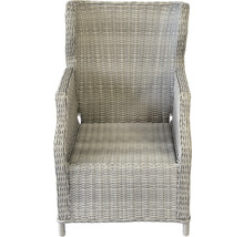 Fauteuil de jardin en rotin avec accoudoirs
