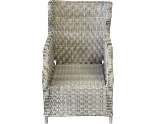 Fauteuil de jardin en rotin avec accoudoirs