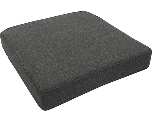 Coussin de chaise gris en tissu