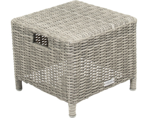 Table de jardin tressée avec poignées de transport