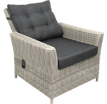 Fauteuil en rotin avec coussin pour l''extérieur