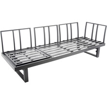 Structure métallique pour banc de jardin