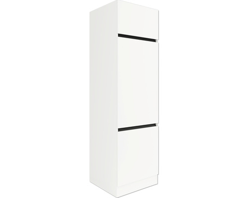 Meuble bas de salle de bains blanc avec deux tiroirs