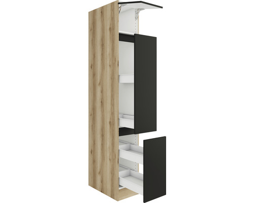 Küchenhochschrank mit Schubladen und Tür