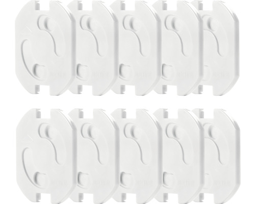 Protections de prises électriques, lot de 10