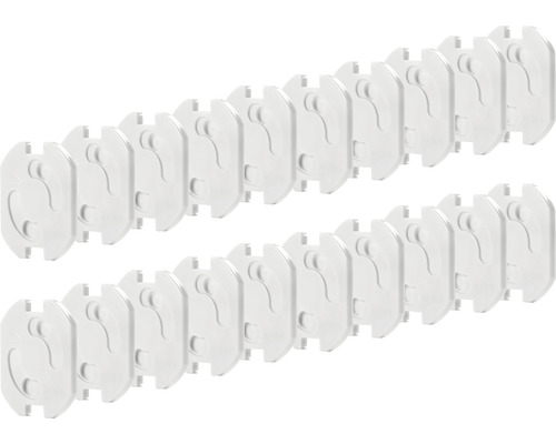 Mehrere Steckdosensicherungen für Kindersicherheit