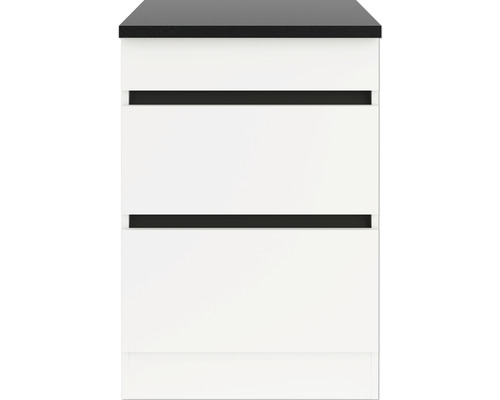 Optifit Auszugunterschrank Luca932 BxTxH 60 x 60 x 88 cm weiß matt zerlegt KLLU U636-0+ Optifit Auszugunterschrank Luca932 BxTxH 60 x 60 x 88 cm weiß matt zerlegt KLLU U636-0+