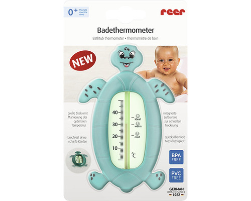 Thermomètre de bain en forme de tortue de Reer