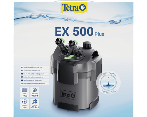 Tetra EX 500 Plus Kit de filtre extérieur pour aquarium