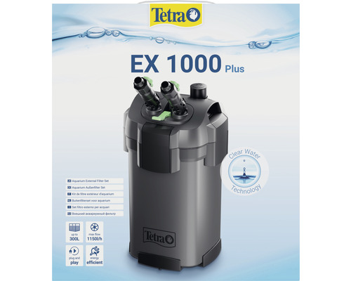 Tetra EX 1000 Plus Kit de filtre extérieur d''aquarium