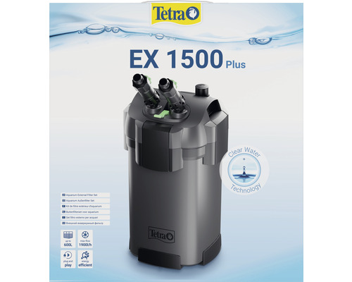 Filtre extérieur pour aquarium Tetra EX 1500 Plus