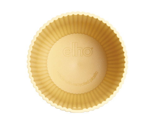 Elho Blumentopf aus recyceltem Kunststoff, Ansicht von oben