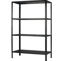 Étagère métallique avec quatre tablettes