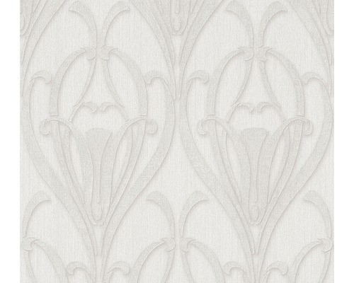 Papier peint intissé 38091-3 Mata Hari ornement baroque crème Papier peint à motif floral