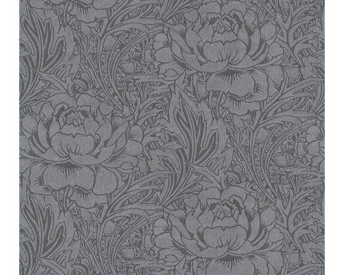 Papier peint intissé 38092-4 Mata Hari Floral gris Papier peint à motif floral