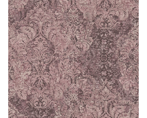 Papier peint intissé 38093-2 Mata Hari Vintage-Ornament rose Papier peint à motif floral