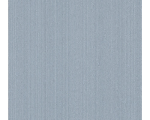 Papier peint intissé 38098-7 Mata Hari uni bleu Papier peint structuré avec de fines lignes