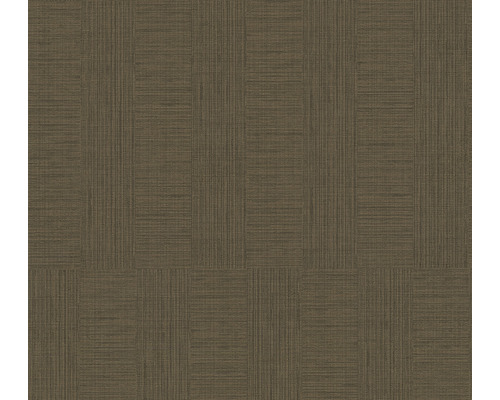 Papier peint intissé 38026-2 Cuba rayures marron Revêtement de sol textile avec motif à rayures