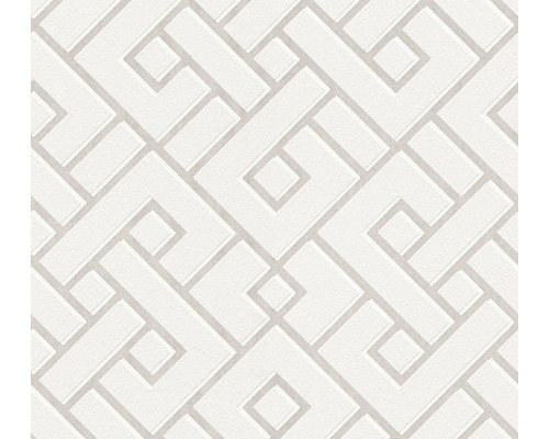 Papier peint intissé 37984-1 Michalsky 4 - Change is good géométrique crème blanc