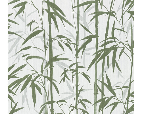 Papier peint intissé 37989-3 Michalsky 4 - Change is good bambou vert crème