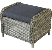 Repose-pieds tressé avec coussin