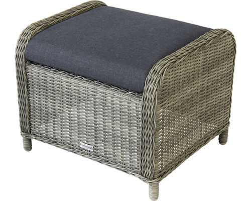 Repose-pieds tressé avec coussin