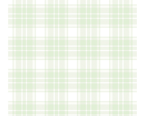 Papier peint intissé 38122-2 Little Love carreaux vert Motif carré avec lignes