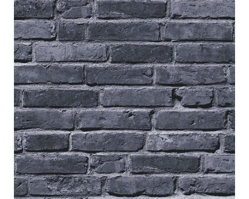 Vliestapete 38133-1 Little Love Steinoptik grau Nahaufnahme einer Wand aus Mauerziegeln