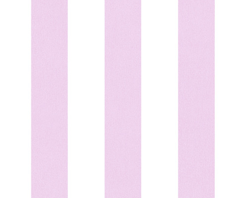 Papier peint intissé 38148-1 Little Love blocs rose blanc Papier peint à rayures