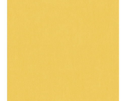 Papier peint intissé 3831-43 Little Love uni jaune Papier jaune