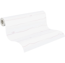 Tapetenrolle mit Herzlinienmuster