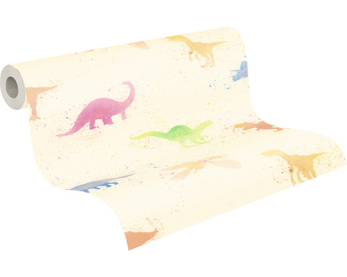 Tapetenrolle mit Dinosaurier Motiven