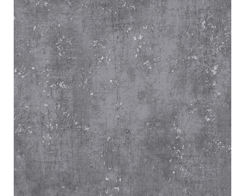 Papier peint intissé 37840-3 Titanium 3 aspect béton gris Papier peint structuré gris à l''aspect usé