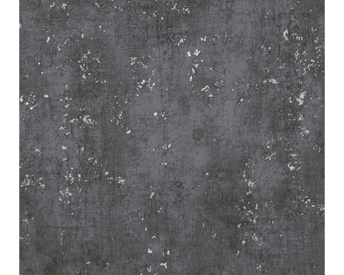 Papier peint intissé 37840-4 Titanium 3 aspect béton noir