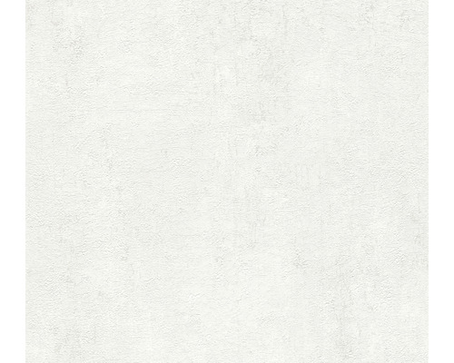 Papier peint intissé 38195-5 Titanium 3 aspect crépi gris blanc
