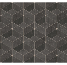 Tapete mit geometrischem Würfelmuster
