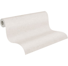 Papier peint intissé 38197-9 Titanium 3 structure uni beige crème