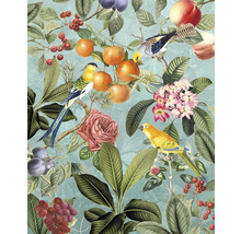 Papier peint panoramique intissé LJX4-018 Le Jardin Bird and Berries 4 pces 200 x 250 cm