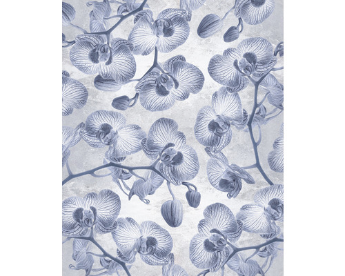 Papier peint panoramique intissé LJX4-022 Le Jardin Orchidée 4 pces 200 x 250 cm Motif floral d''orchidées