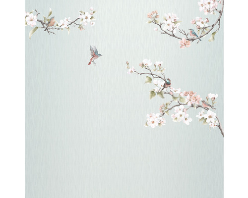 Papier peint panoramique intissé LJX5-001 Le Jardin Apple Bloom 5 pces 250 x 250 cm