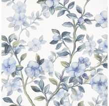 Tapete mit floralem Muster und Blüten