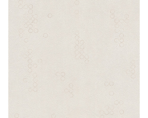 Papier peint intissé 37763-3 Attractive cercles beige crème