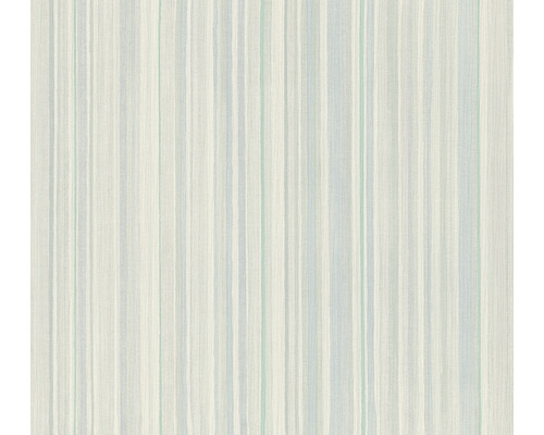 Papier peint intissé 37817-4 Attractive rayures bleu vert gris